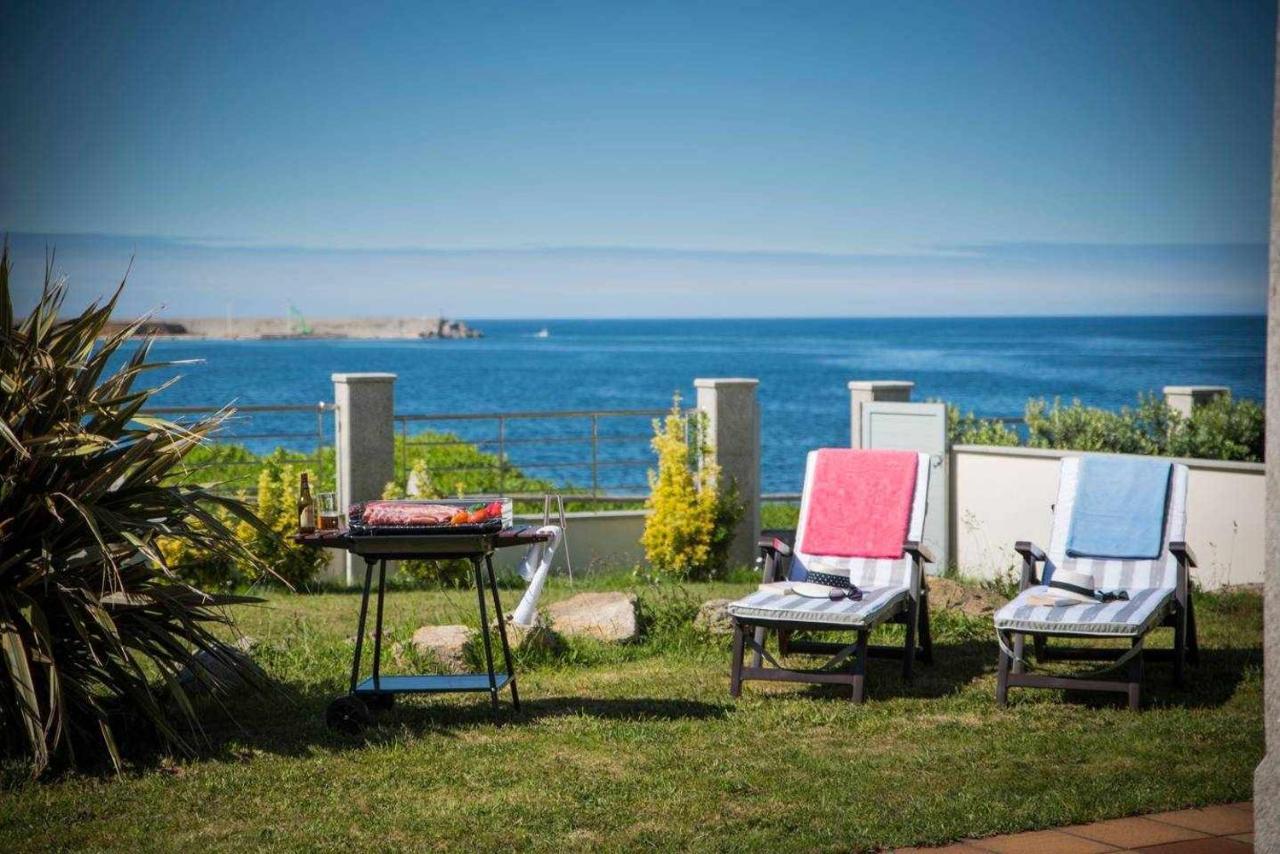 Chalet Pareado Con Jardin En 1ª Linea De Mar Villa Burela Eksteriør billede