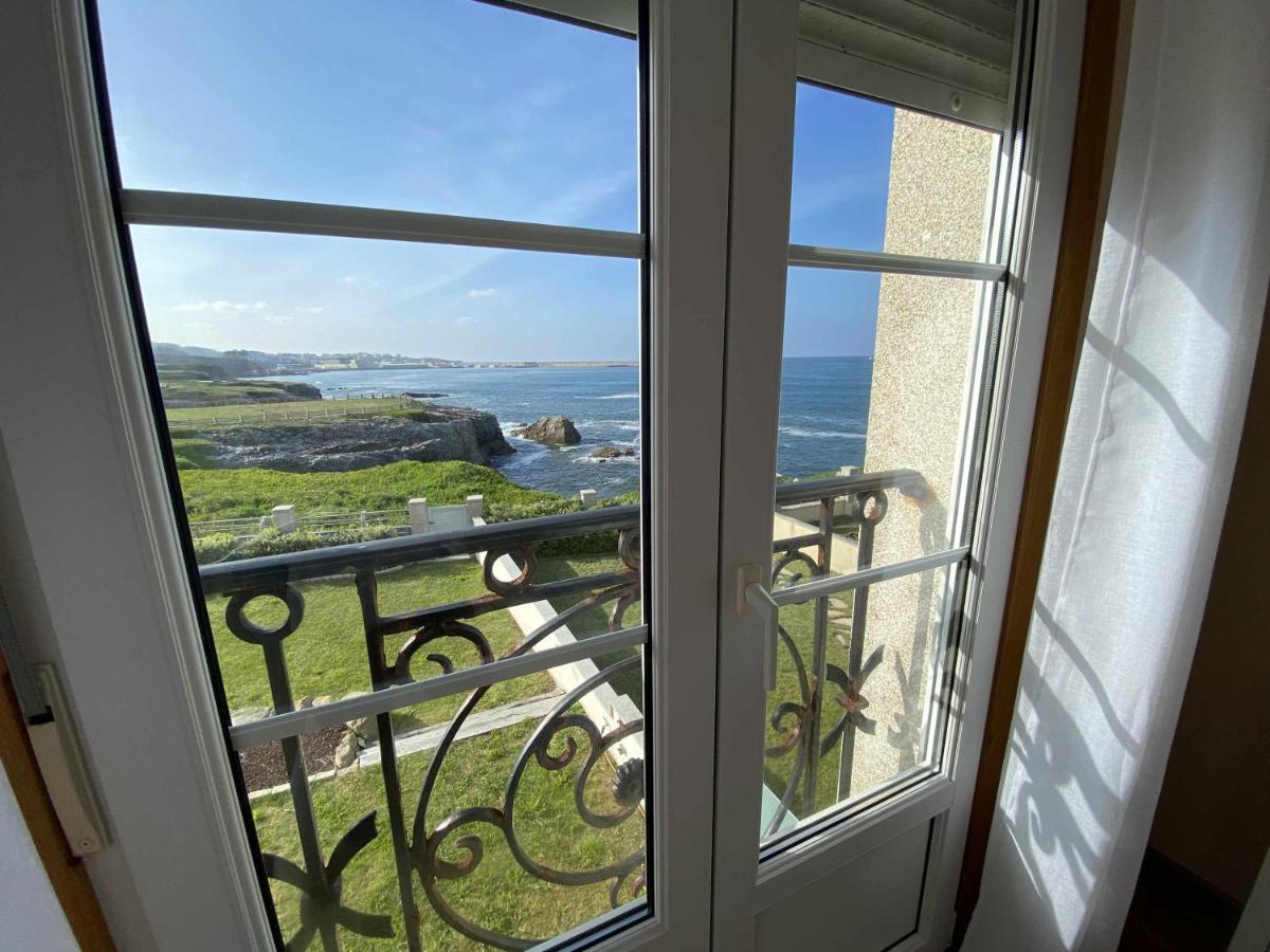 Chalet Pareado Con Jardin En 1ª Linea De Mar Villa Burela Eksteriør billede